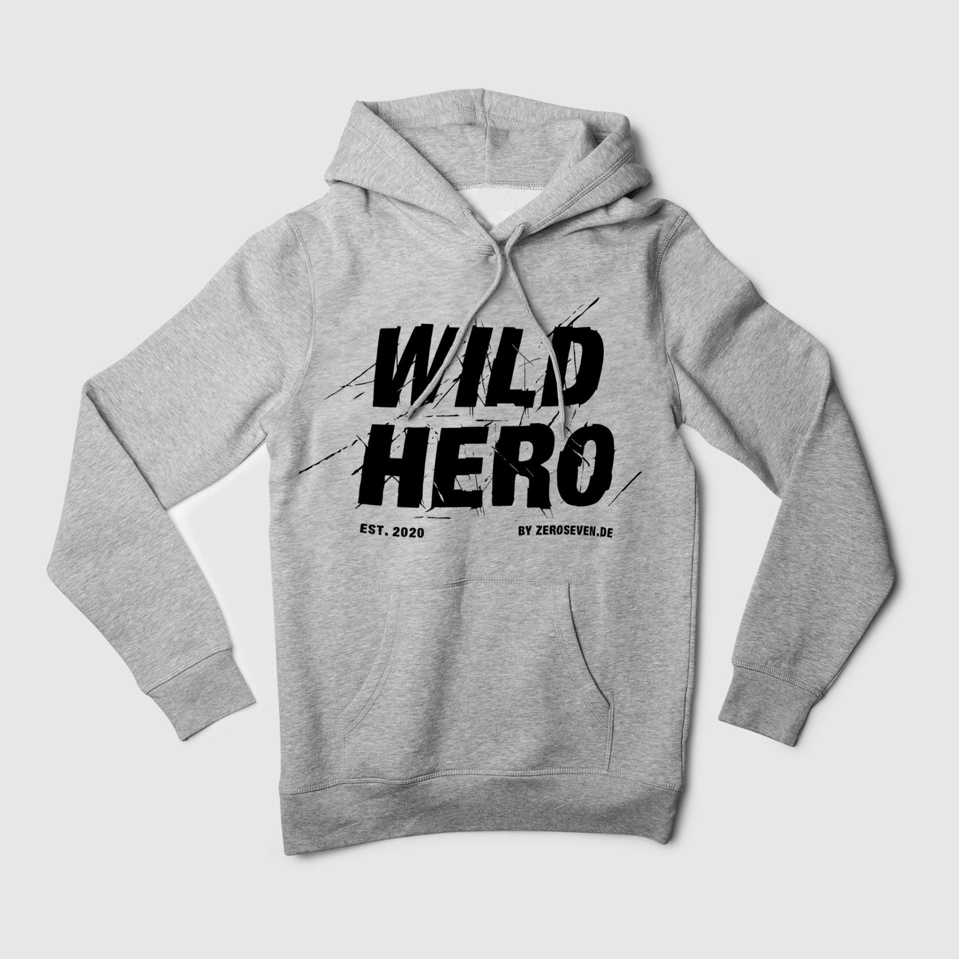 Hoodie Wildhero | Unisex | Grey 01 WILD HERO Hoodie