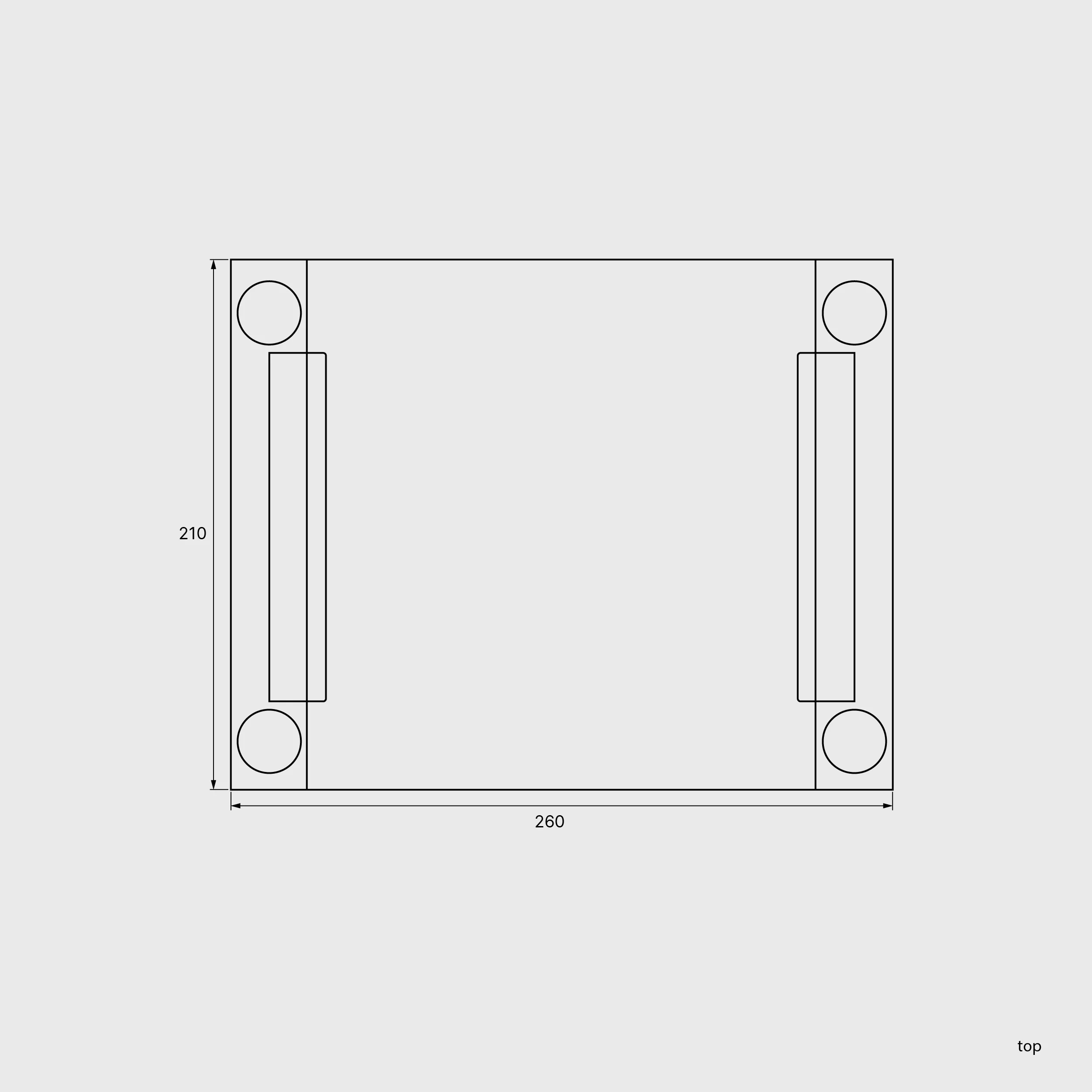 16 MONITORPODEST ALUMINIUM