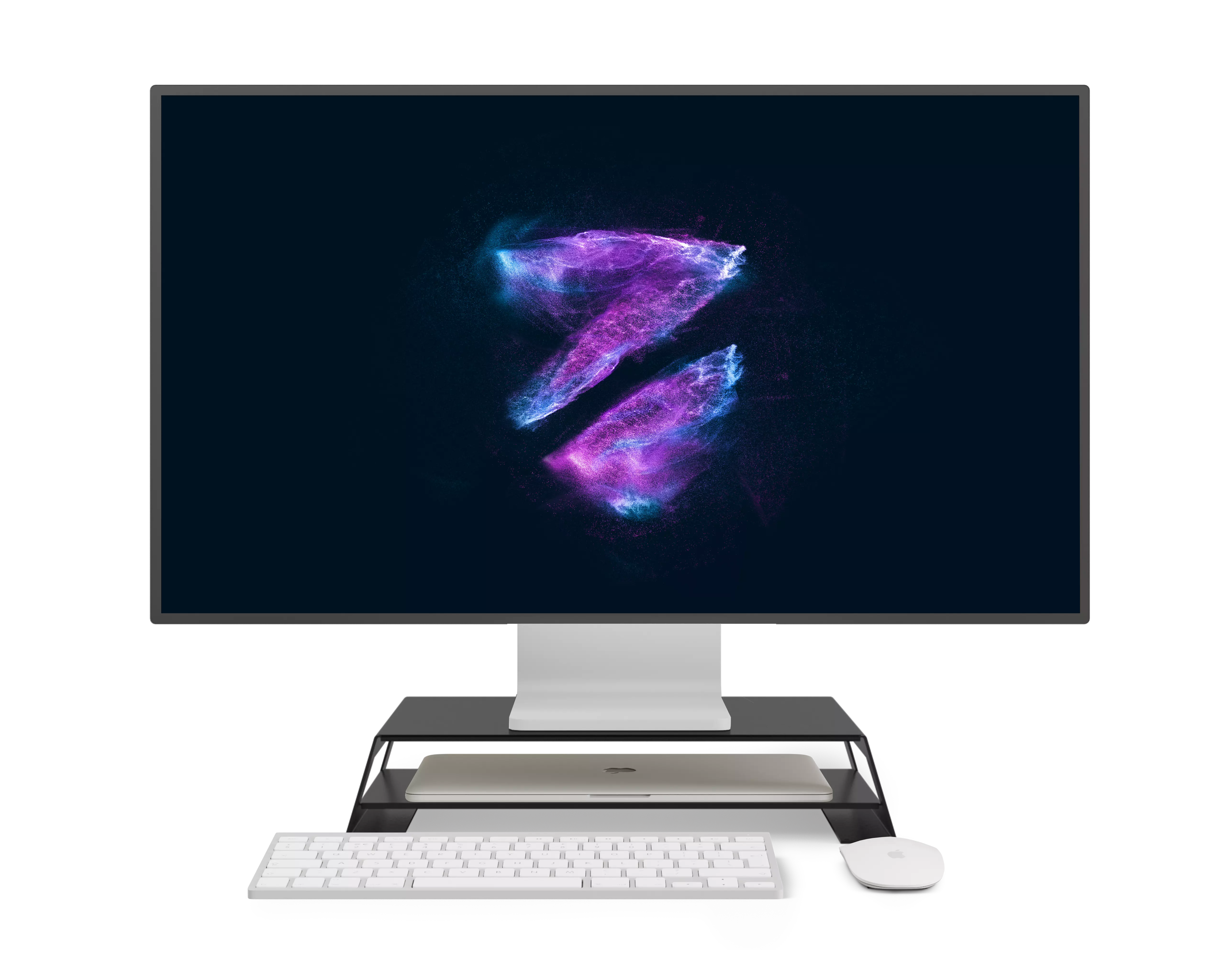 Monitorpodest | Aluminium | White 05-monitorpodest-aluminium-schwarz
