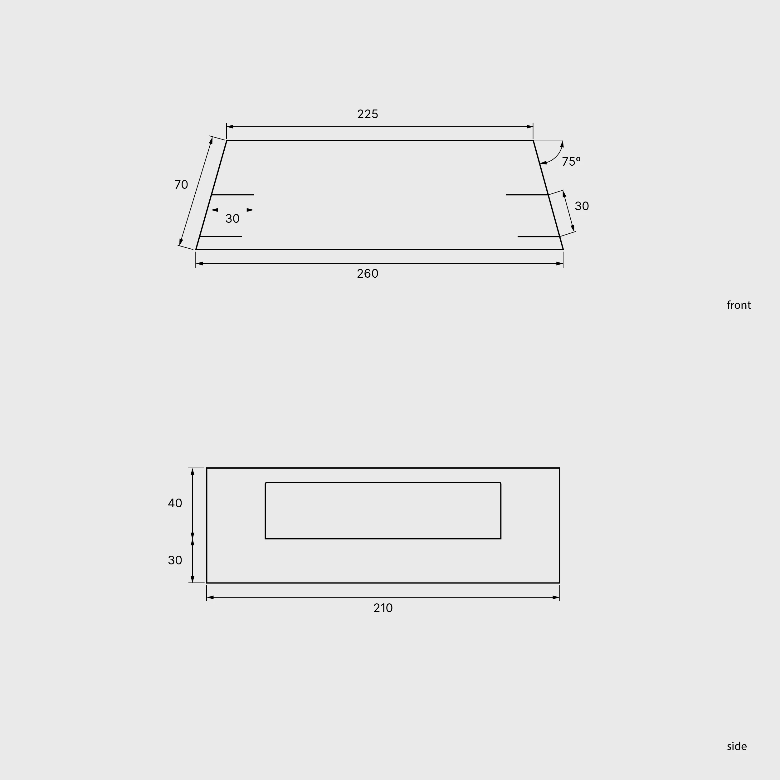 15 MONITORPODEST ALUMINIUM